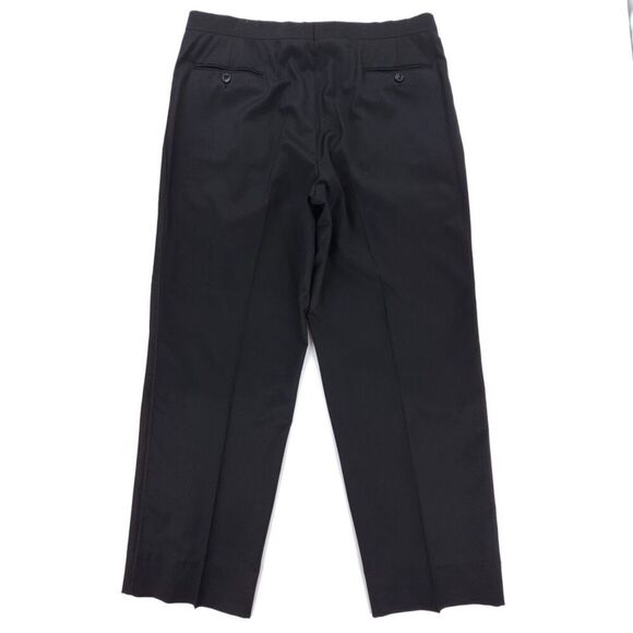 ARMANI COLLEZIONI Tuxedo Jacket Pleated Pants Formal Suit Set Black Old Money - Picture 12 of 16